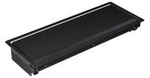Bachmann CONI long - Steckdosenleiste f&uuml;r b&uuml;ndige Montage - Schwarz, RAL 9005