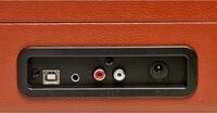 DENVER VPL-120 - Plattenspieler mit Digital-Recorder - braun