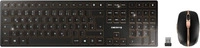 CHERRY DW 9000 SLIM - Tastatur-und-Maus-Set - kabellos - 2,4 GHz, Bluetooth 4,0 -