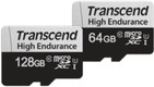 Transcend 350V - Flash-Speicherkarte (SD-Adapter inbegriffen) - 64 GB - UHS-I U1 /