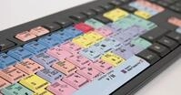 Logickeyboard Adobe Premiere Pro CC USB QWERTZ Deutsch Mehrfarben