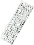 KEYSONIC Silikon Keyboard KSK-8030 wei&szlig; (28063)