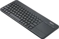 Logitech Wireless Touch Keyboard K400 Plus - Tastatur - drahtlos - 2.4 GHz -