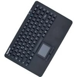 KeySonic KSK-5230 IN - USB - QWERTZ - verkabelt - Schwarz - Wei&szlig; - Silikon - IP68