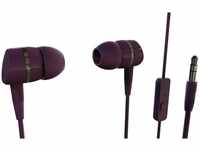 Vivanco 38012, Vivanco Smartsound Kopfhörer Verkabelt im Ohr Anrufe/Musik Violett