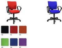 Topstar B&uuml;rodrehstuhl U 127,00cm (50), schwarz Ma&szlig;e: (B)460 x (T)450 x (H)420 - 550