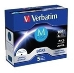 Verbatim M-DISC BD-R JEWEL CASE 100 GB, 4x, 5er-Pack, Jewel Case, mit