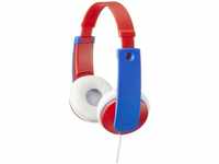 JVC HAKD7RE, JVC HA-KD7-R-E Verkabelt Kopfhörer Kopfband Musik Blau - Rot - Weiß