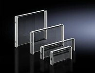 Rittal Acrylic glazed cover - Rack-Abdeckung mit Schloss - 3U - 48.3 cm (19)