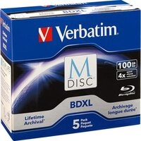 Verbatim M-Disc - 5 x BD-R XL - 100 GB 4x - Jewel Case (Schachtel)