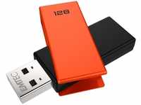 Emtec ECMMD128GC352, EMTEC C350 Brick - USB-Flash-Laufwerk - 128GB - USB2.0 - orange