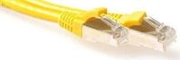 ACT Yellow 30 meter LSZH SFTP CAT6A patch cable snagless with RJ45 connectors. Cat6a