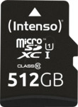 Intenso microSD Karte UHS-I Premium Speicherkarte 512 GB Klasse 10 (3423493)