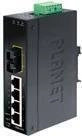 PLANET 4-Port Fast Ethernet Switch PLANET IP30 Slim Type 4-Port, industrieller