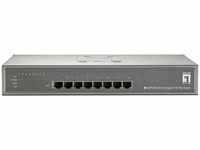 LevelOne GEP-0822, LevelOne GEP-0822 - Switch - 8 x 10/100/1000 (PoE) - an Rack