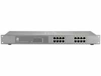 LevelOne GEP-1622, LevelOne GEP-1622 - Switch - 16 x 10/100/1000 (PoE+) - an Rack
