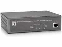 LevelOne FEP-0511, 5-Port Fast Ethernet PoE+ Switch, 4x FE PoE+ (65W) Hersteller:
