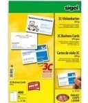Sigel Business Card 3C LP796 - Visitenkarten - hochwei&szlig; - 85 x 55 mm - 225 g/m2 -