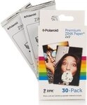 Polaroid Premium ZINK Paper - Selbstklebendes Fotopapier - wei&szlig; - 5,08 x 7,62 mm 30