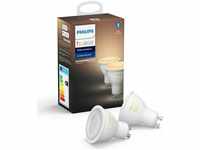 Philips 929001953303, Philips Hue White Ambiance GU10 LED Lampe 2-er Pack, dimmbar,