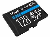 TEAM TEAUSDX128GIV30A103, Flash card Micro-SD 128GB-XC Team Elite A1 V30 - Micro SD