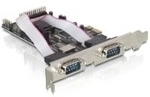 DeLock PCI Express card 4 x serial, 1x parallel - Adapter Parallel/Seriell - PCI