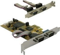 Delock 4 x serial PCI Express Card - Serieller Adapter - PCIe - RS-232 - 4
