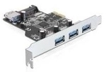 Delock PCI Express Card > 3 x extern + 1 x intern USB3.0 - USB Speichercontroller -