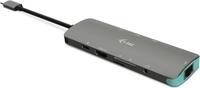 i-Tec USB-C Metal Nano Docking Station 4K HDMI LAN + Power Delivery - Dockingstation