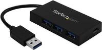 StarTech .com 4 Port USB 3.0 Hub - USB-A auf 3x USB-A und 1x USB-C - inklusive