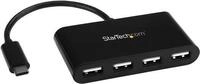 StarTech.com 4-Port USB-C Hub - Mini Hub - USB-C to 4x USB-A - USB 2.0 - Hub - 4 x