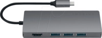 Satechi Aluminum Multi-Port Adapter V2 - Dockingstation - USB-C - GigE