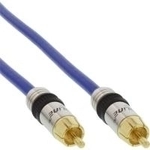 INLINE 1xCinch A/V Kabel PREMIUM 20m doppelt geschirmtes Kabel fuer Composite...