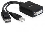 DeLOCK Adapter Displayport Stecker > DVI-I 24+5 Buchse Aktiv - Adapter - DisplayPort