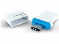 Integral INFD16GBFUSDUAL3.0-C, Integral 16GB USB3.0 DRIVE DUAL TYPE-C BLUE UP TO