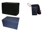 IWH Schaumstoff-W&uuml;rfel, Ma&szlig;e: 550 x 400 x 300 mm, blau aus PU-Schaum, formstabil,