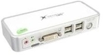 InLine&reg; KVM Switch, DVI, 2-fach, USB, mit Audio (61602C)