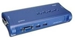 TRENDnet TK 407K - KVM-Switch - USB - 4 x KVM port(s) - 1 lokaler Benutzer - Desktop