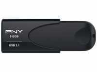 PNY FD512ATT431KK-EF, PNY Attache 4 3.1 USB-Stick 512 GB USB Typ-A 3.1 (3.1 Gen 1)