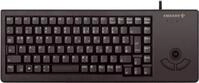Cherry XS Trackball Keyboard G84-5400 - Tastatur - USB - 89 Tasten - Trackball -