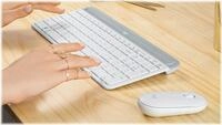 Logitech MK470 Tastatur RF Wireless QWERTY US International Wei&szlig; (920-009205)