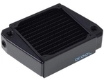 Alphacool NexXxos XT45 - Radiator-Block - Cooper - Stahl - Schwarz - 1/4 - 1,5 bar -
