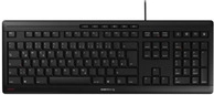 CHERRY STREAM - Tastatur - USB - Englisch (USA) mit EURO-Symbol - Schl&uuml;sselschalter: