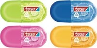 tesa ecoLogo Einweg-Mini-Korrekturroller, 5mm x 6 m, Display f&uuml;r pr&auml;zises und