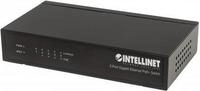 Intellinet Gigabit Ethernet PoE+ Switch - Switch - 4 x 10/100/1000 (PoE+) + 1 x