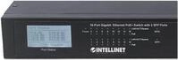 Intellinet Gigabit Ethernet PoE+ Switch with 2 SFP Ports and LCD Screen - Switch -