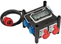 Brennenstuhl 1153690200 Verl&auml;ngerungskabel 2 m 7 AC-Ausg&auml;nge Indoor Schwarz - Blau