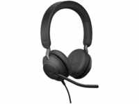 GN Jabra 24089-999-899, GN Jabra Jabra Evolve2 40 MS Stereo - Headset - On-Ear -