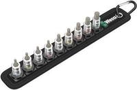 Wera Au&szlig;en-Sechskant Steckschl&uuml;sseleinsatz-Set 11teilig 1/4 (6.3 mm) Belt A