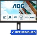 AOC U27P2 - LED-Monitor - 68.4 cm (27) - 3840 x 2160 4K UHD (2160p) - IPS - 350